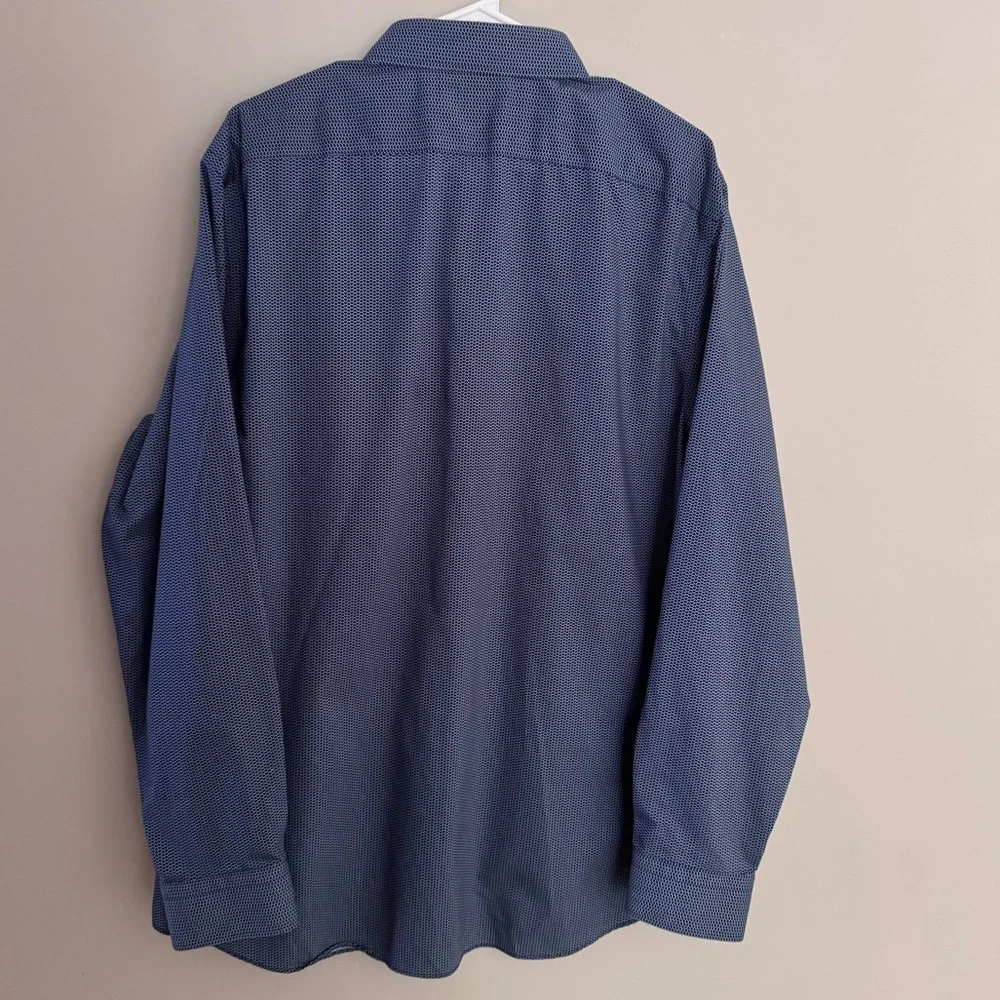 Banana Republic Men’s Standard-Fit‎ Non-Iron Cotton Button Shirt Size XL Blue